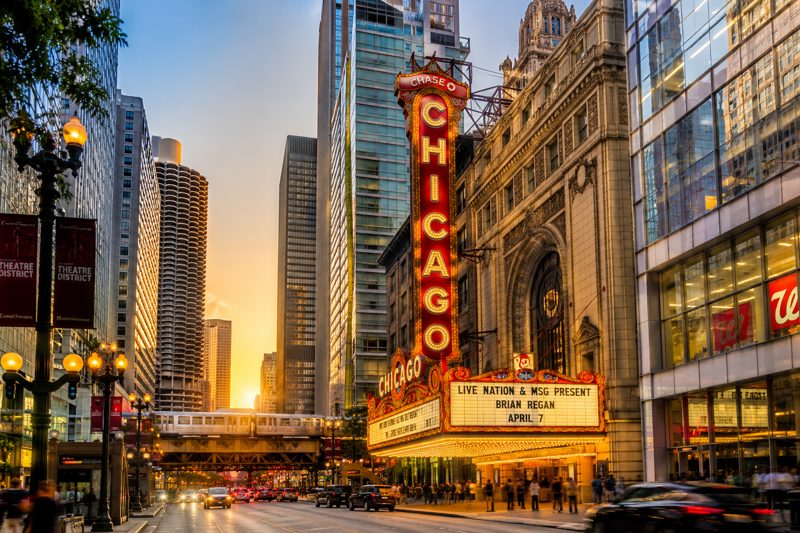 Chicago event venue guide showing a stylish urban private event space with neighborhood architecture and flexible gathering areas