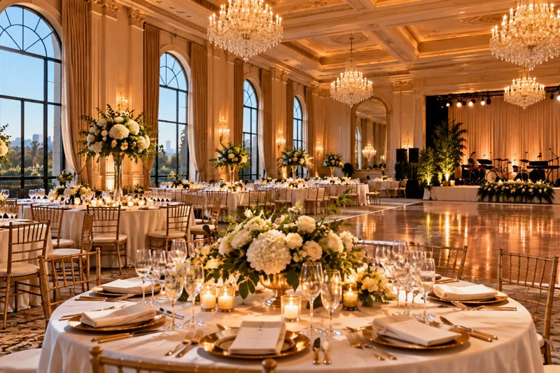 Los Angeles Ballrooms: Weddings, Galas and Large Celebrations