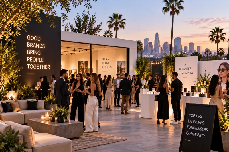 Los Angeles Brand Event Venues: Product Launches, Fundraisers, Pop-Ups and Public Events