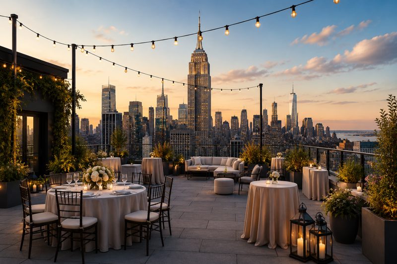 NYC Rooftop Venues: Skyline Views, Terraces and Penthouse Spaces