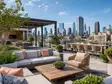 Rooftop venue with skyline views