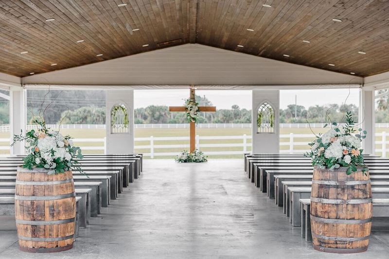 Climate-controlled Farm Venue with Pavilion, Terrace and Dressing Suites