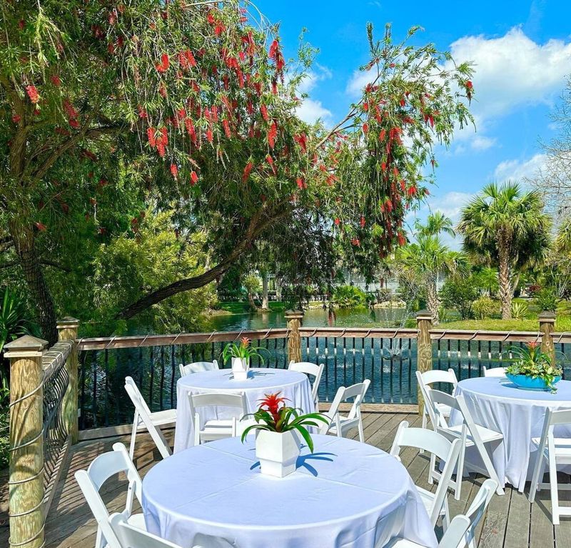 Sebastian Garden Venue with Tropical Nursery and Covered Event Areas