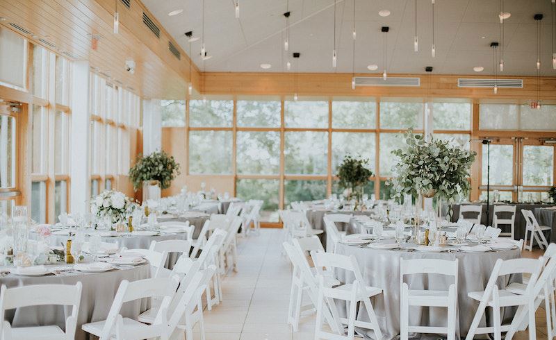 Historic Wheaton Estate with Glass Atrium for Weddings and Receptions