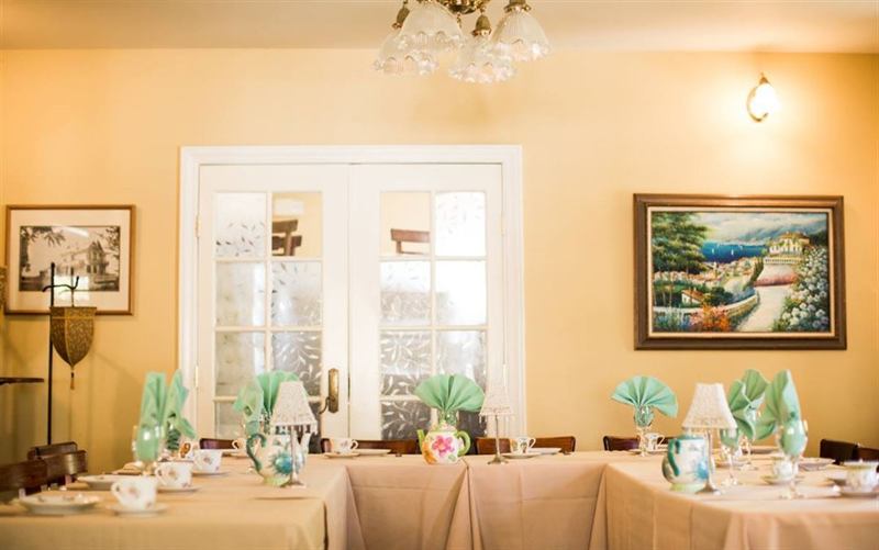 Historic Heritage-Square Venue with Fireplaces and Indoor-Outdoor Dining