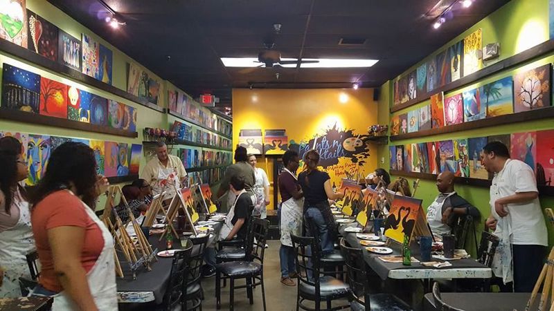 Interactive Plantation Paint Studio for Parties and Team Events