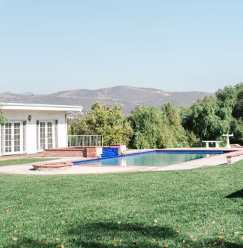 Hilltop Thousand Oaks Ranch Estate with Pool, Barn and Tennis
