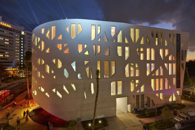 Architectural Forum with Exhibit Halls and Amphitheater