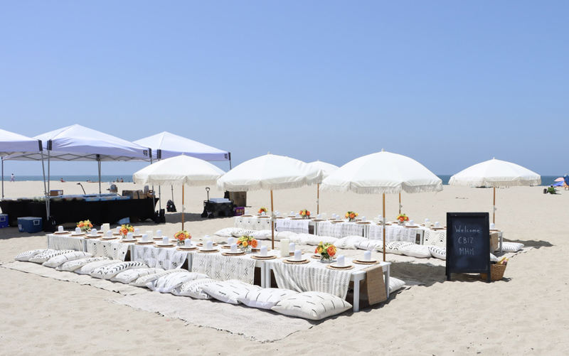 Santa Monica Picnic Co beach / outdoor event service and venue setup in Santa Monica, CA photo