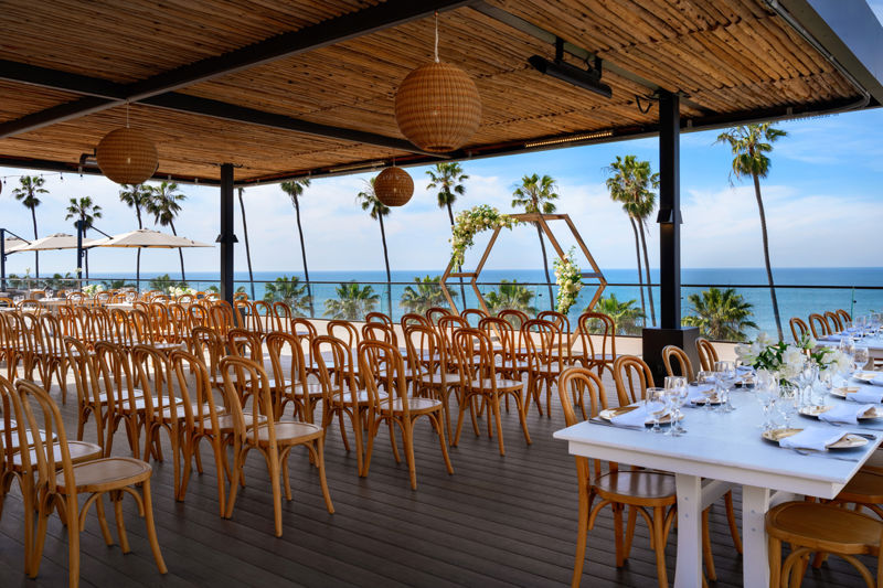 Open-air La Jolla Cove Rooftop Venue with Ocean Views