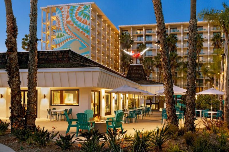 Large Mission Valley Resort and Convention Venue with Lawns and Ballrooms