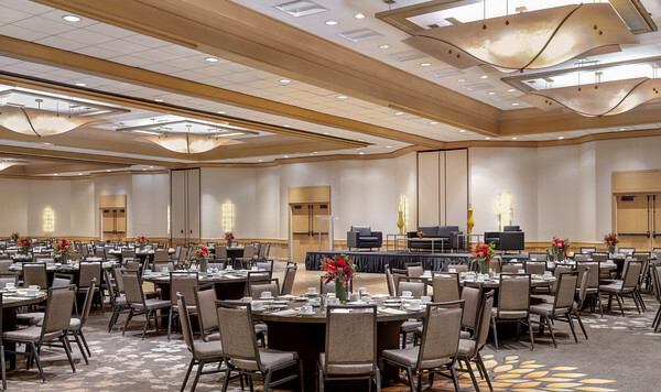 Large Hotel Venue with Natural-Light Ballrooms and Full Event Support