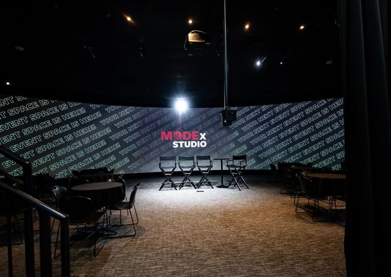 Creative Studio and Event Venue With Podcast Setup