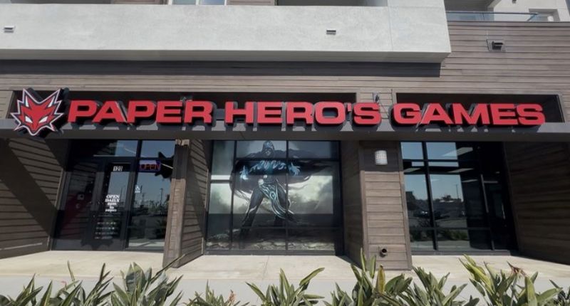 Tabletop Gaming Venue with Tournament-ready Layout and Floor-to-ceiling Windows