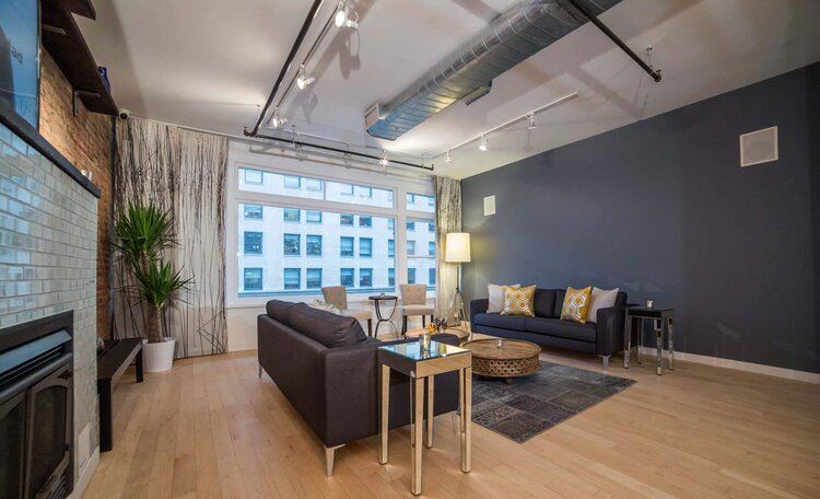 Flatiron Penthouse Loft With Private Rooftop, Kitchen and Event Lounge