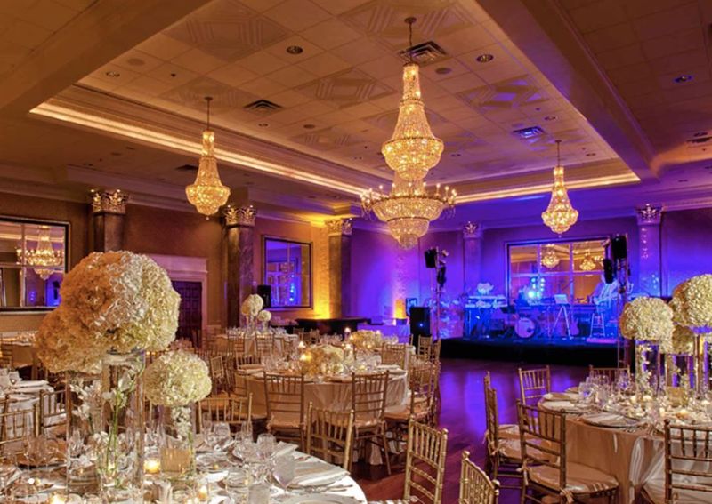 Mediterranean Coral Gables Country Club with Grand Ballroom and Gardens