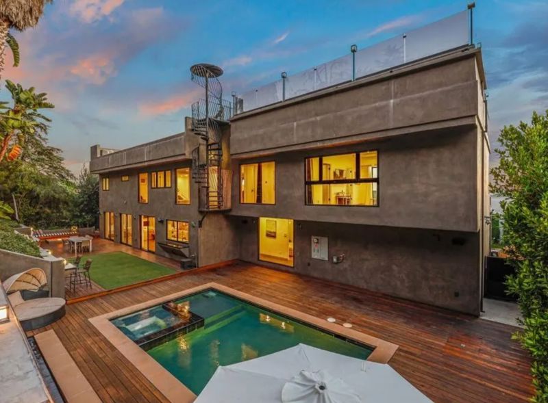 Hollywood Hills Mansion with Pool, Spa, Fire Pit, and Sunset Views