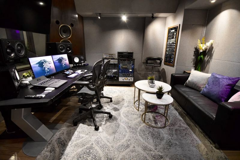 Private Recording Studio with Live Room, Booths, and Rooftop