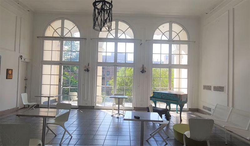 Historic Grand Concourse Mansion With Ballroom, Library, Garden and Roof Deck