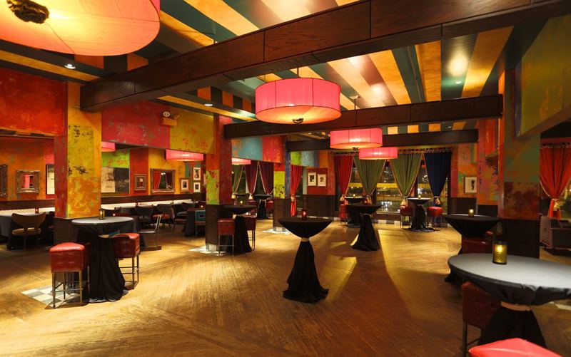 Colorful Fulton Market Restaurant with Seven Private Event Rooms