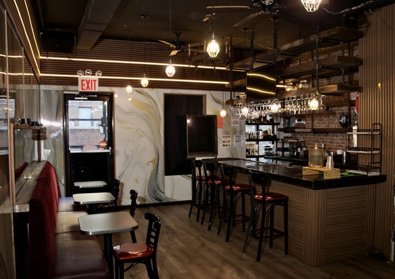 Midtown Speakeasy Theater With Stage, Bar and Lounge Seating
