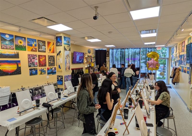 Baldwin Paint-and-Sip Studio for Creative Parties and Team Building