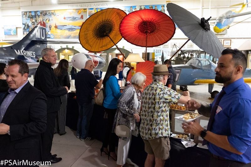 Aviation Museum with Hangars and Aircraft Displays