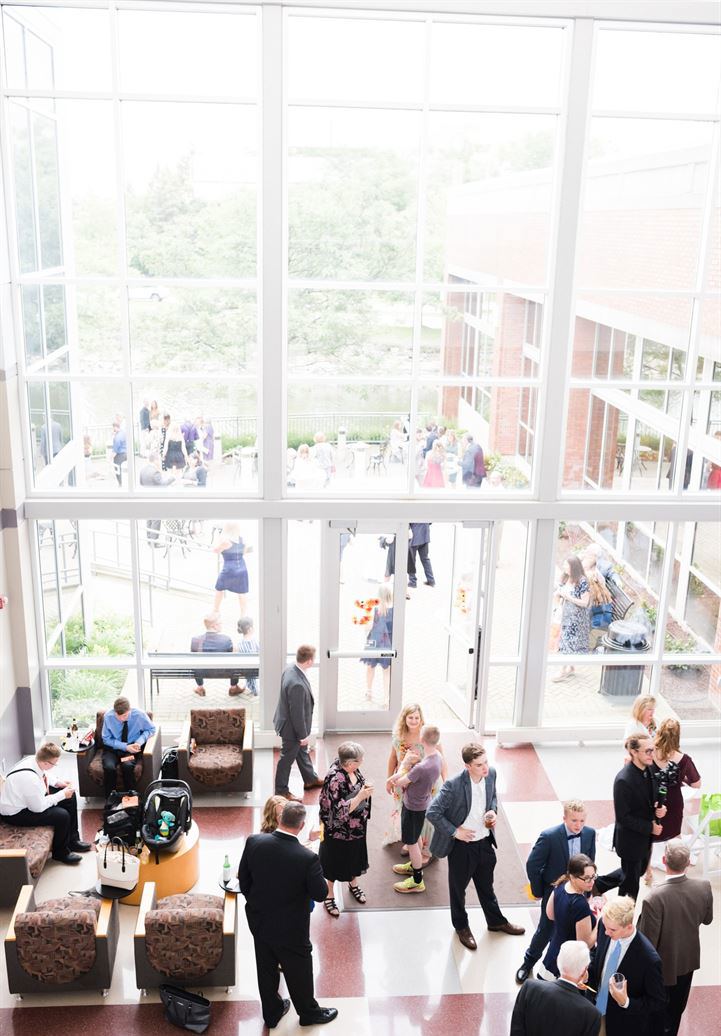 Naperville Conference Center with Atrium and Auditorium for Meetings and Receptions