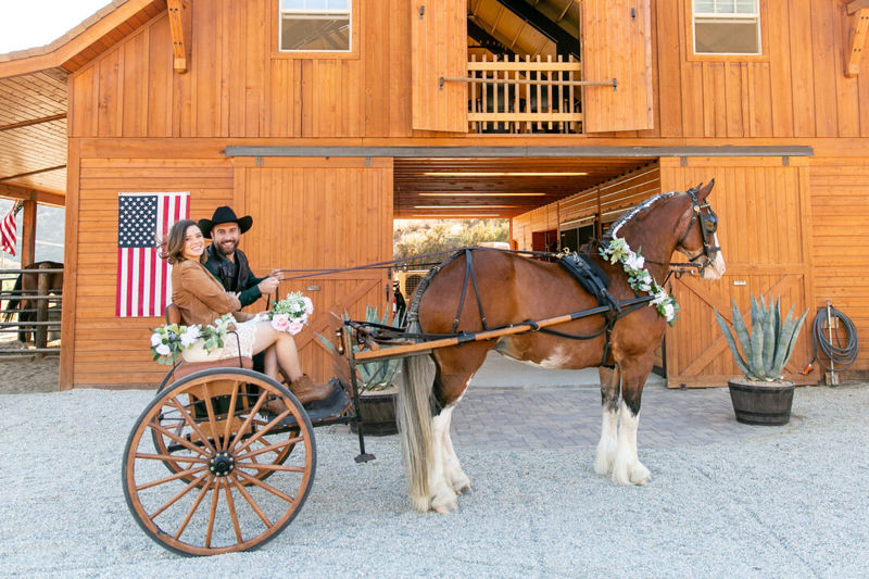 Western Santa Clarita Ranch Venue with Barn and Mountain Views