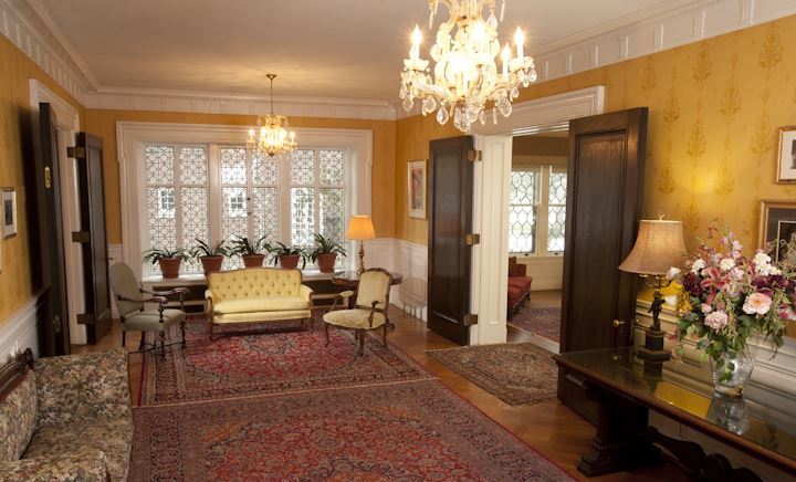 Historic East Avenue Mansion With Parlors, Fireplaces and Solarium