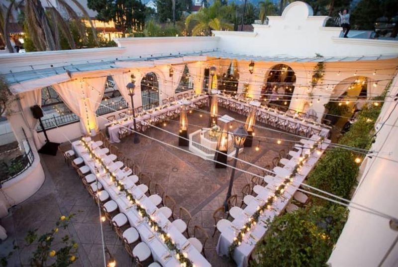 Romantic Santa Barbara Villa Venue with Garden Courtyard