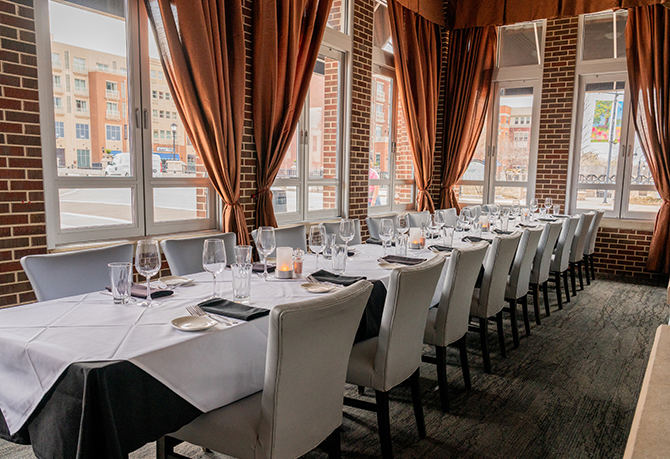 Naperville Steakhouse with Private Rooms for Business and Rehearsal Dinners