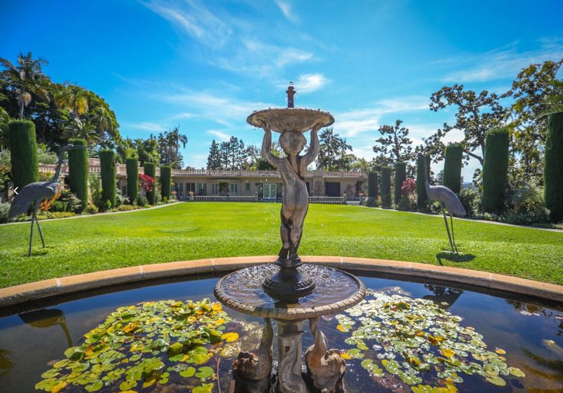 Historic Mansion Estate with Gardens, Terrace, and Pool Pavilion