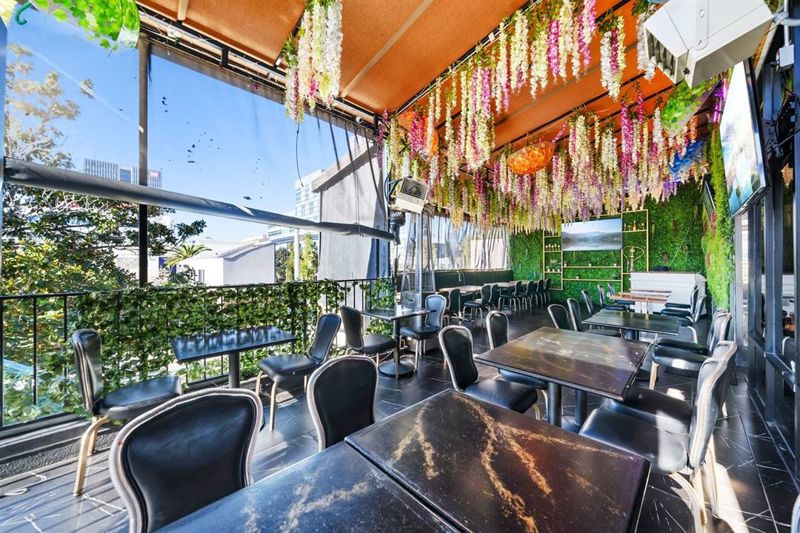 Hollywood Rooftop Lounge with City Views, Bar and Podcast Studio