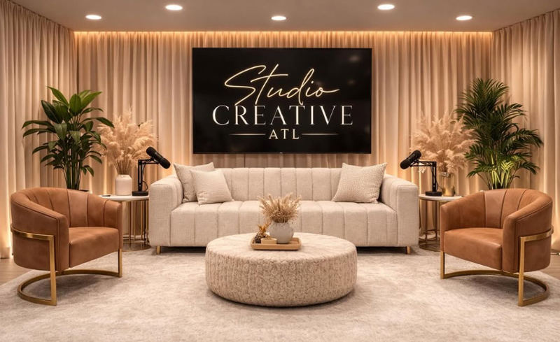 Production Studio With Podcast Setup in Marietta, GA