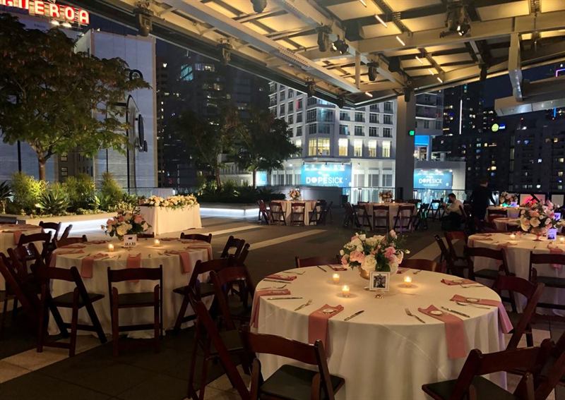 Museum Rooftop Terrace With Downtown Views and Music-Focused Event Spaces in Los Angeles, CA