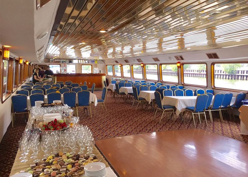 Private Party Boat with Skyline Views for Birthdays and Weddings
