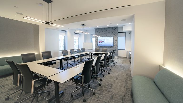 Wall Street Room A Meeting Space for 36 Guests