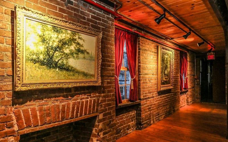 Historic Peekskill Hall With Stage, Mezzanine and Exposed Brick