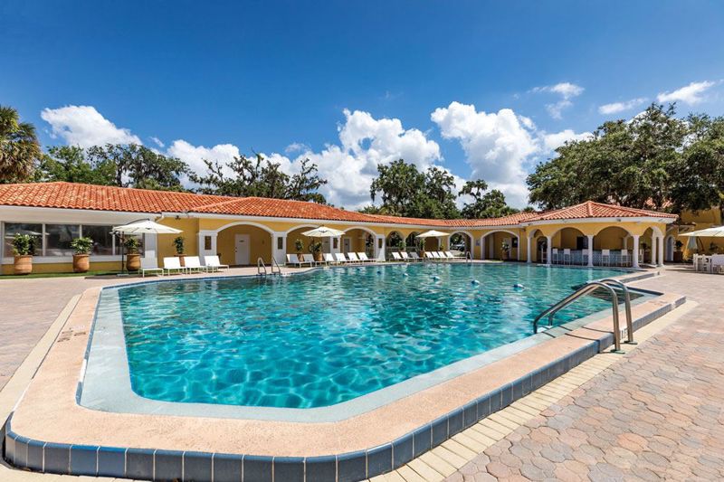 Country Club Ballroom with Veranda, Pool and Golf-course Views