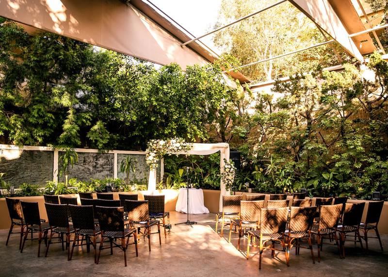Garden Restaurant with Private Dining and Outdoor Event Space