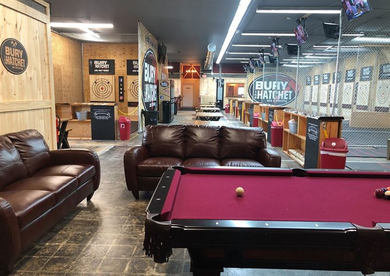 Greenpoint Axe-Throwing Venue With Lanes and Social Space