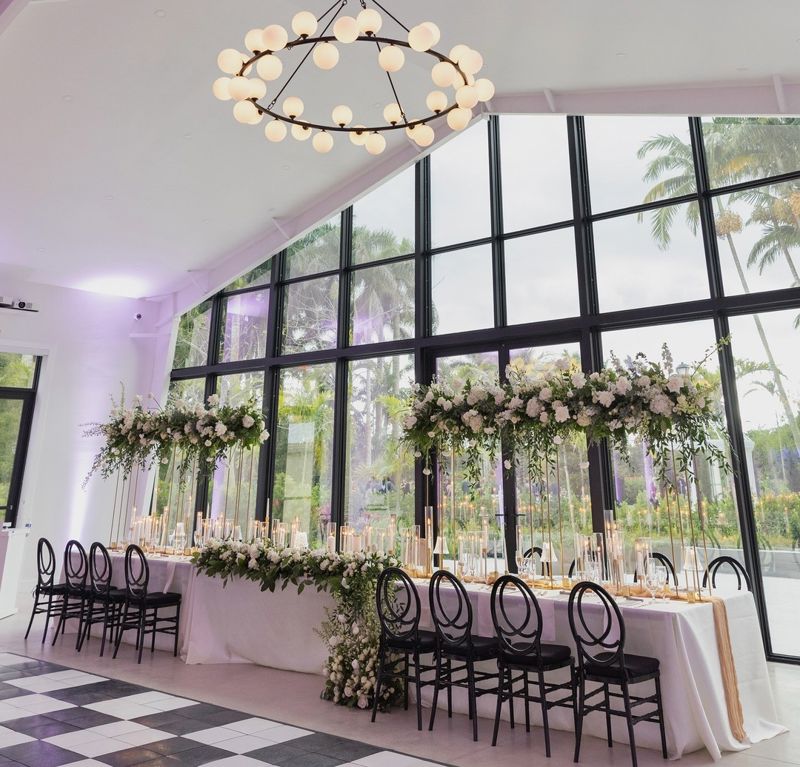 Five-acre Tropical Garden with Waterfalls and Glass Reception Space