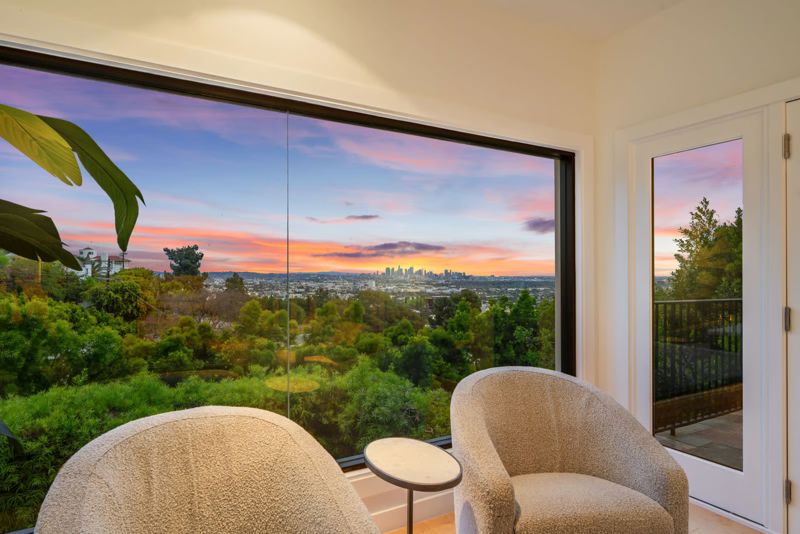 Hollywood Hills Villa with Pool, Theater, Gym and Skyline Views