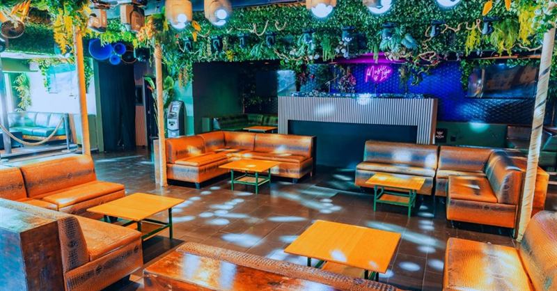 Immersive Hollywood Nightclub With Stage, DJ Booth and Branded Event Space
