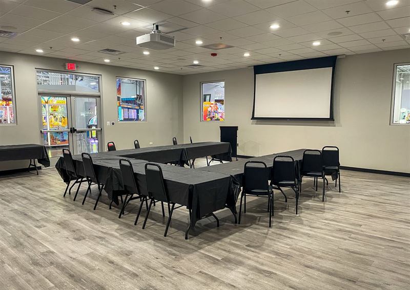 Large Entertainment Complex for Birthdays Group Events and Arcade Fun
