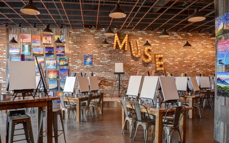 Tribeca Paint-and-Sip Studio for Team Building and Private Celebrations