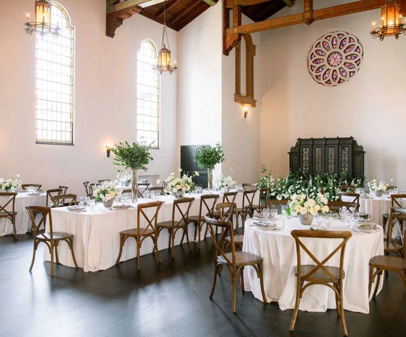 Historic Fillmore Chapel Venue with Courtyard and Grand Hall