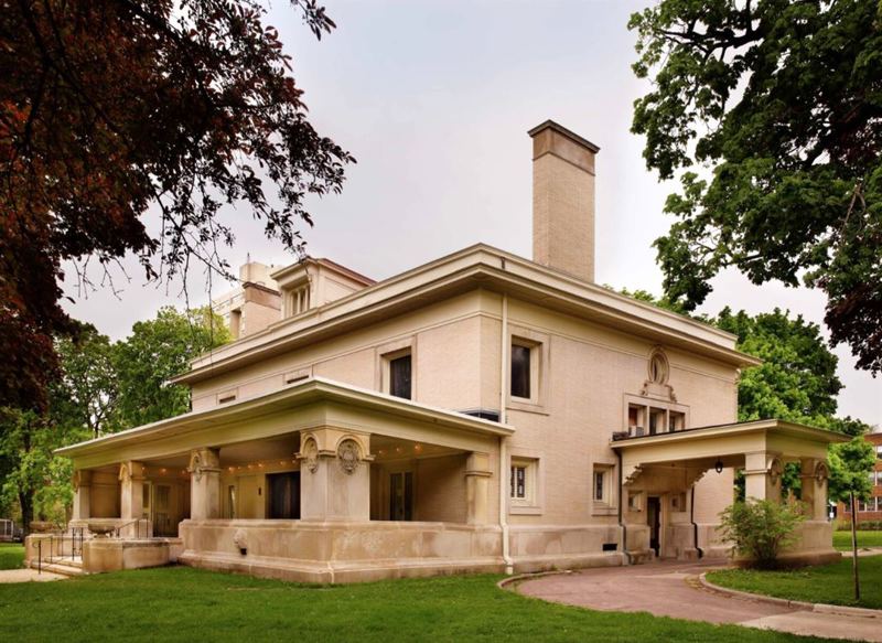 Prairie School Mansion for Oak Park Weddings and Private Events