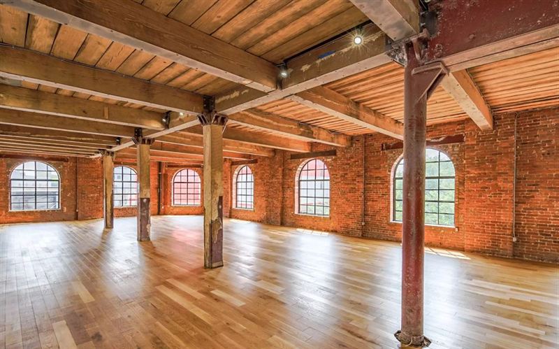 Raw Brooklyn Loft With Exposed Brick and Elevator Access